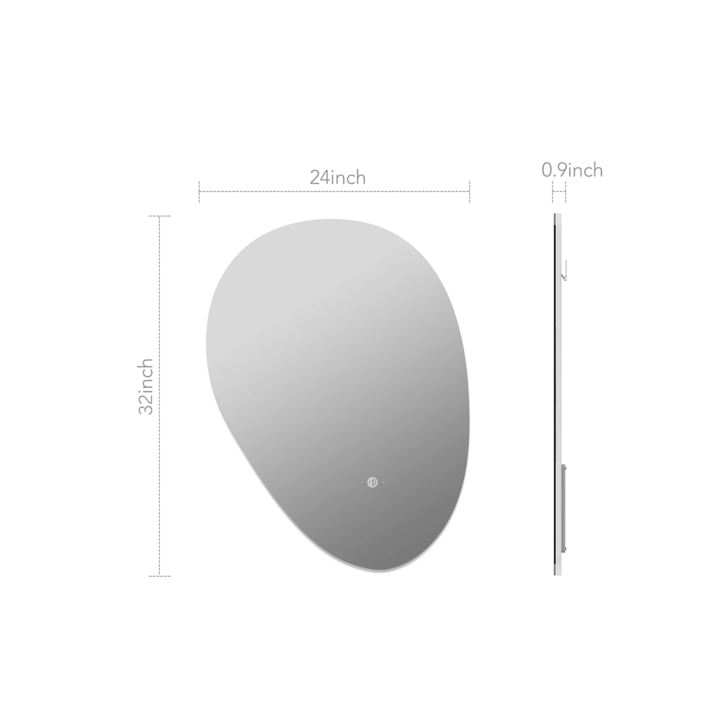 Asymmetrical LED Mirror – 20