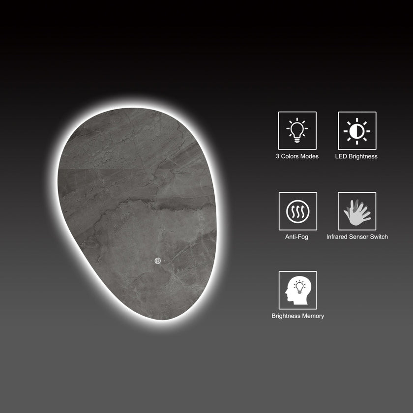 Asymmetrical LED Mirror – 20