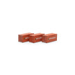 Athearn HO RTR 20' Corrugated Container, HDMU #2 (3)