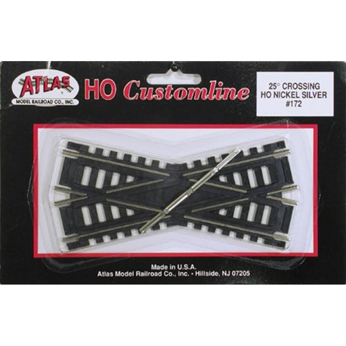 Atlas 172 HO Code 100 Custom-Line Crossing 25-Degree 4-1/2