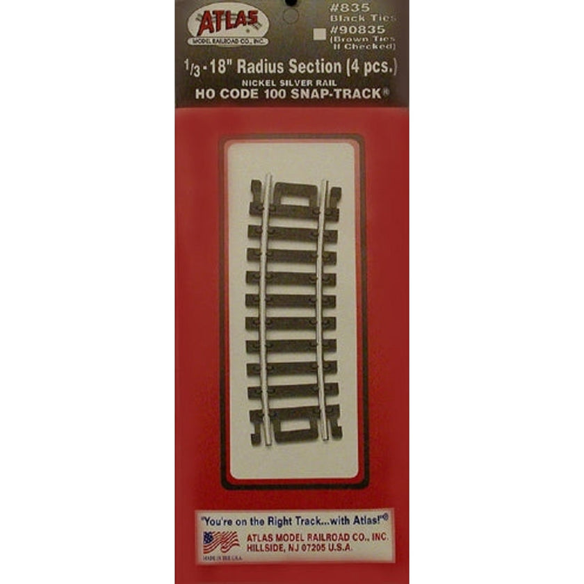 Atlas 835 HO Code 100 Snap Track 18