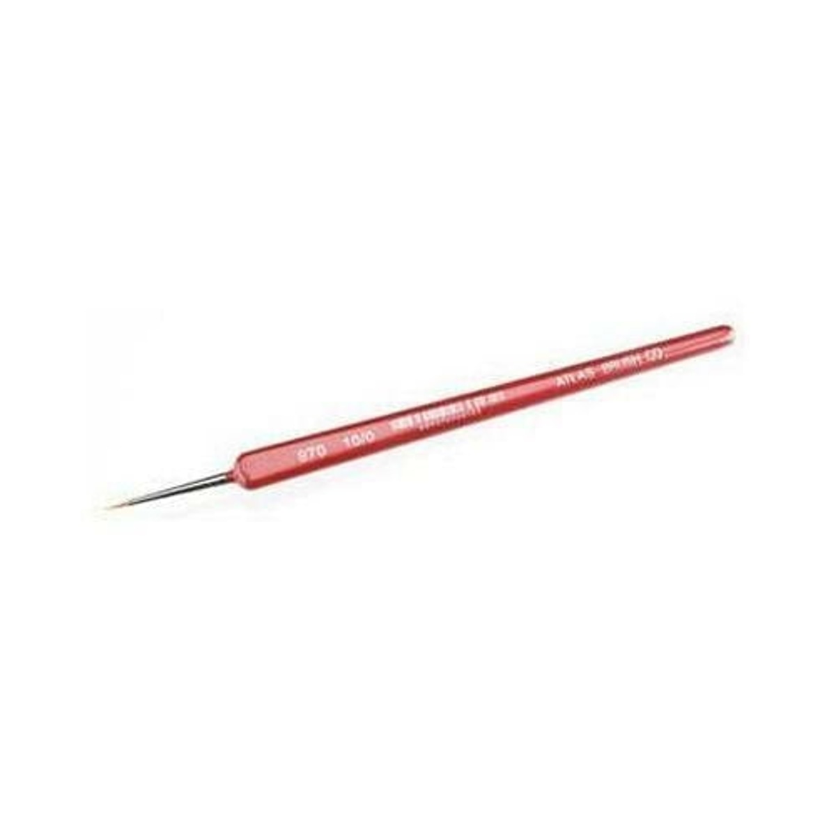 Atlas Brush Company 970-10/0 Golden Taklon-Triangle Handle Brush 10/0