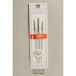 Atlas Brush Company No. 016 Detail Round Taklon Brushes Set of 3 (5/0, 0 & 2) NIB
