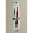 Atlas Brush Company No. 58 Artists Red Sable Brushes Set of 3 (1, 3, 5)