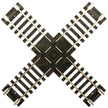 Atlas HO Code 100 Custom-Line Crossing 90-Degrees 6