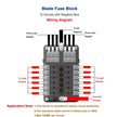 12-way fuse holder for ATO fuse