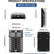 12-way fuse holder for ATO fuse