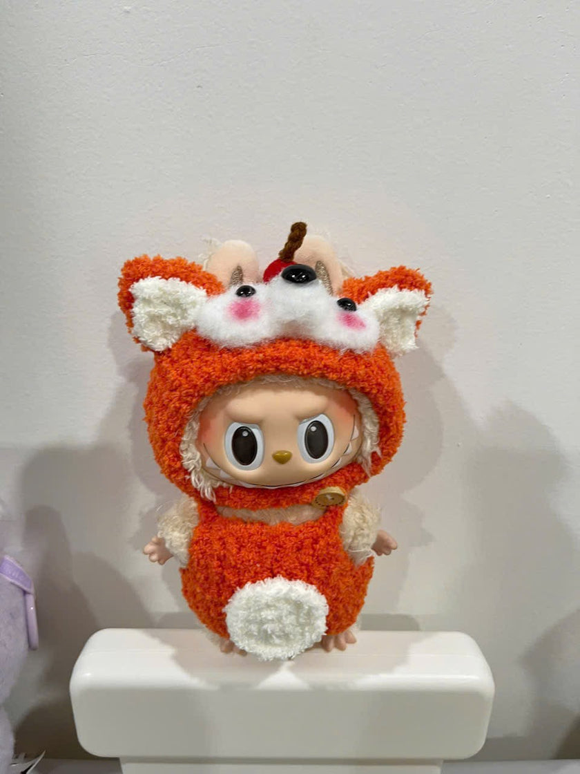 Handmade Labubu Outfit – Fox Edition