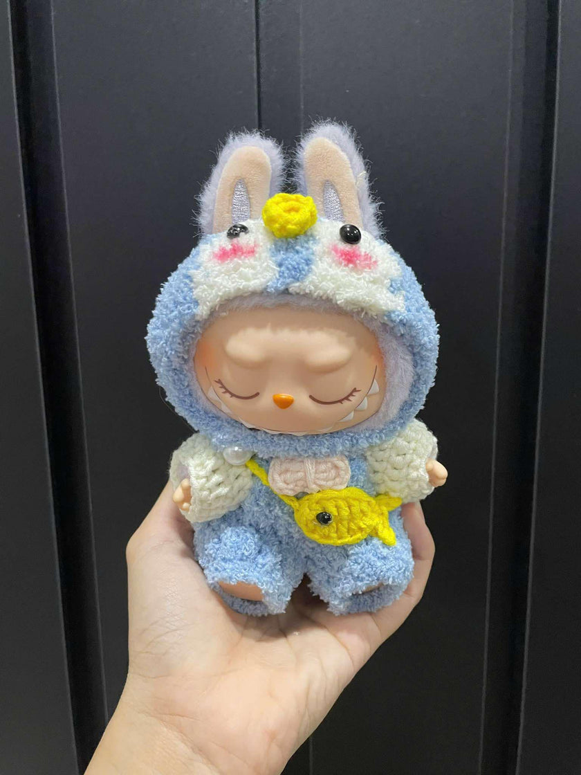 Handmade Labubu Outfit – Penguins Edition