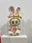 Handmade Labubu Outfit – White Bunny