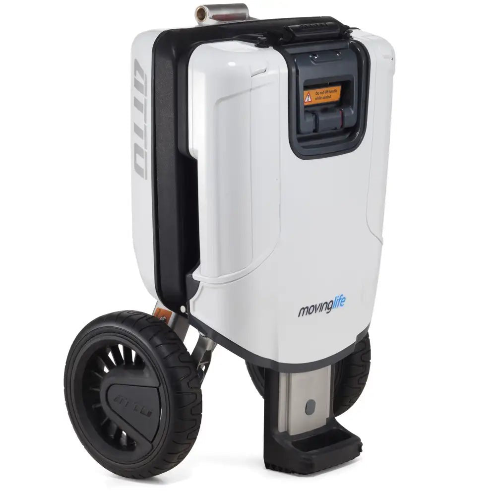 Moving Life ATTO Mobility Scooter with Cushion & Mobile Holder | Foldable Travel Scooter Bundle Canada