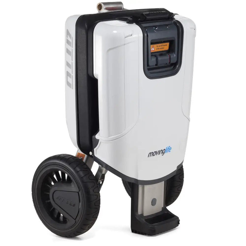 Moving Life ATTO Mobility Scooter with Cushion & Mobile Holder | Foldable Travel Scooter Bundle Canada
