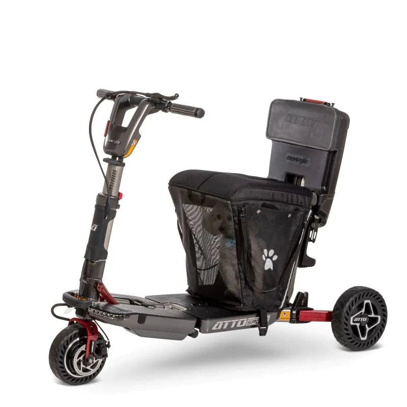 Moving Life ATTO Pet Carrier & Cushion Black 600-004840 | 40L Scooter Accessory Canada
