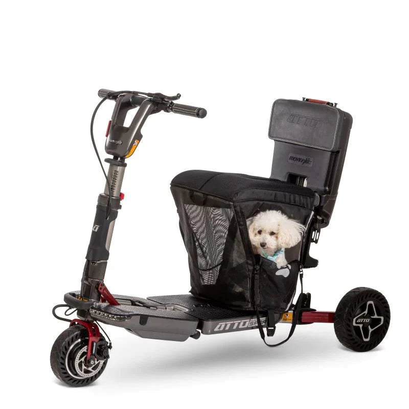 Moving Life ATTO Pet Carrier & Cushion Black 600-004840 | 40L Scooter Accessory Canada