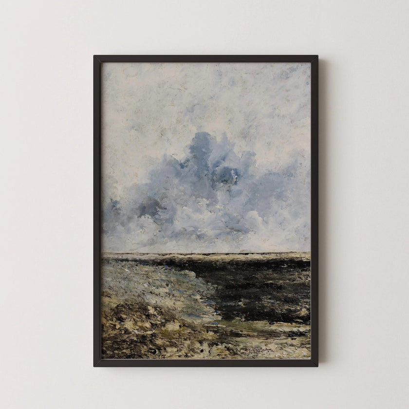 August Strindberg Seascape Giclee Print: Moody Impressionist Art