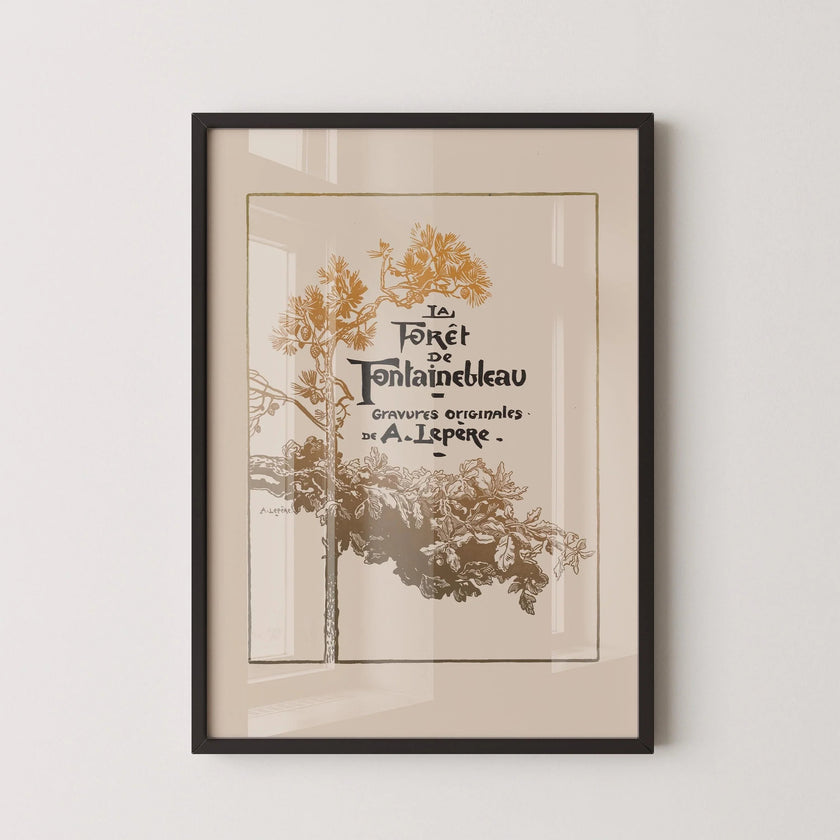Auguste Lep√®re - La For√™t de Fontainebleau Art Nouveau Print