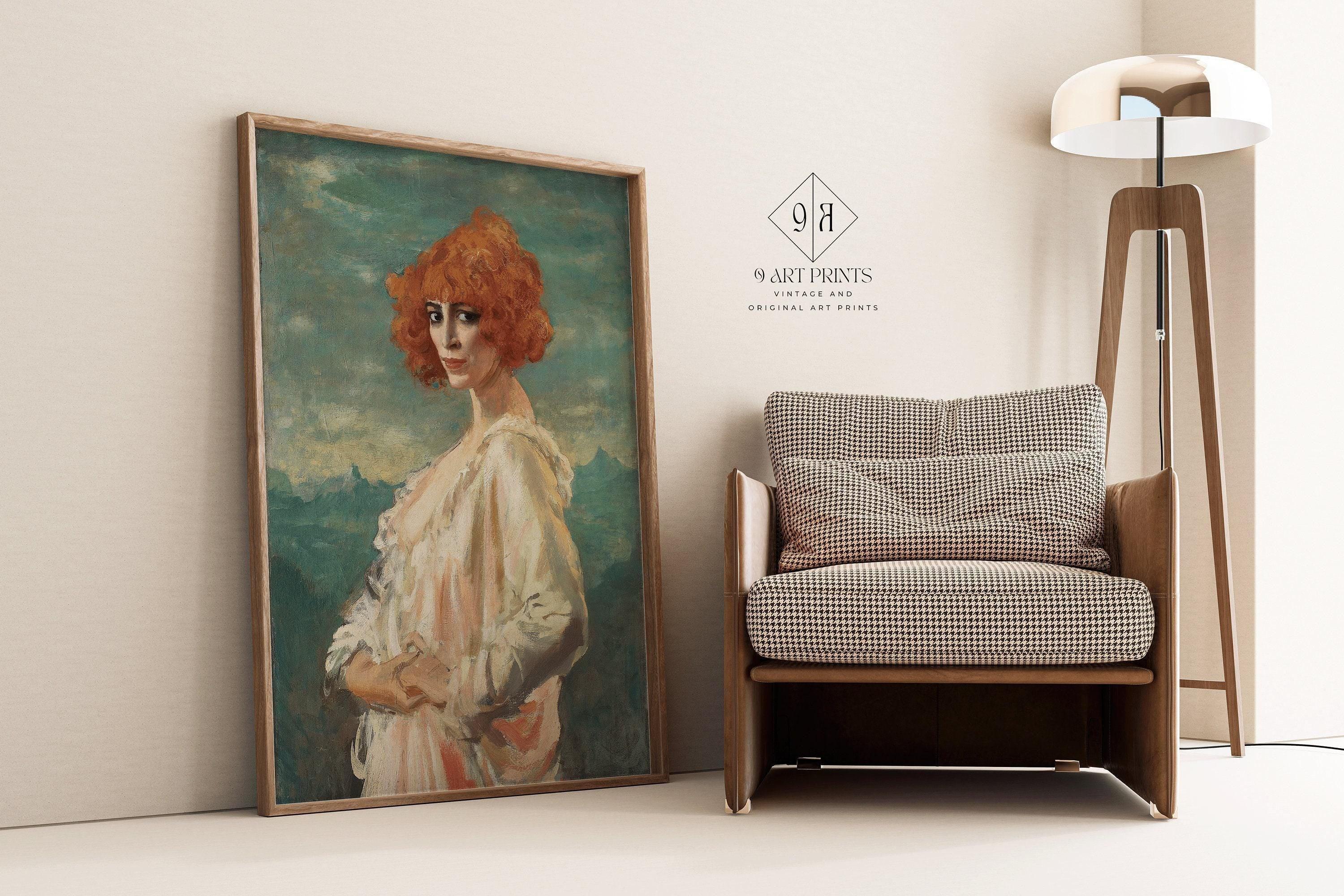 Augustus John - The Marchesa Casati | Vintage Portrait Wall Art (available handframed or unframed)