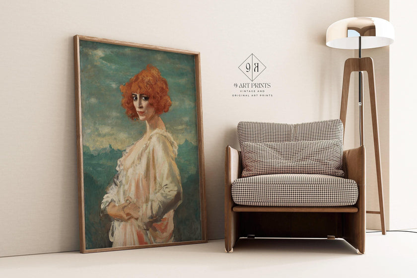 Augustus John - The Marchesa Casati | Vintage Portrait Wall Art (available handframed or unframed)