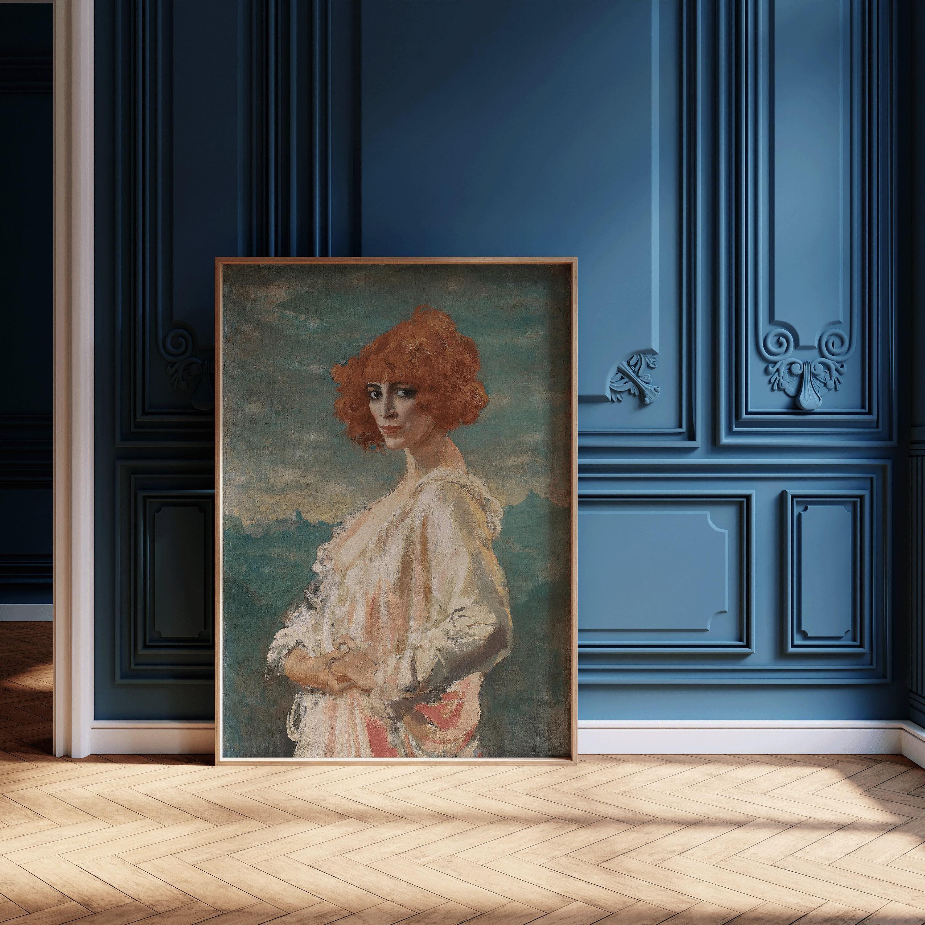 Augustus John - The Marchesa Casati | Vintage Portrait Wall Art (available handframed or unframed)