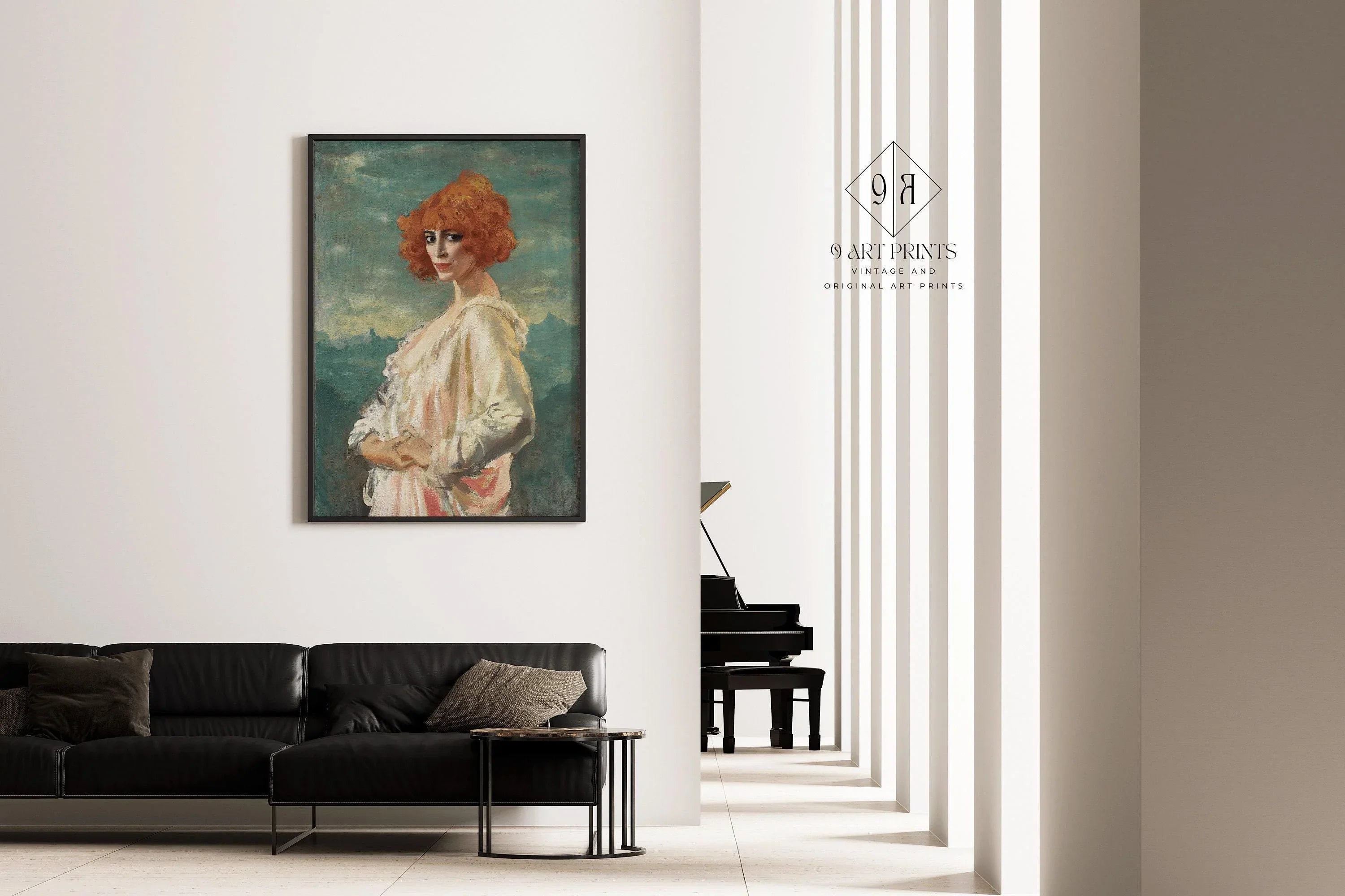 Augustus John - The Marchesa Casati | Vintage Portrait Wall Art (available handframed or unframed)