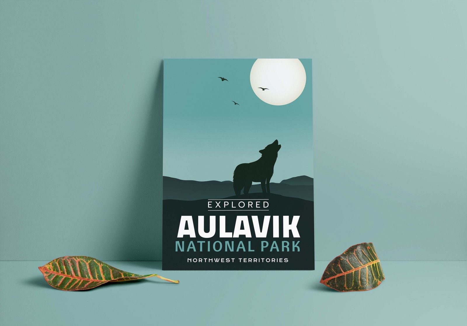 Aulavik National Park 'Explored' Poster, Canada Parks