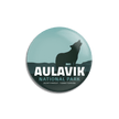 Aulavik National Park of Canada Pinback Button, Canada Parks