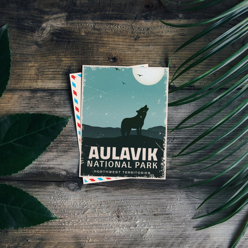 Aulavik National Park of Canada Postcard, Canada Parks