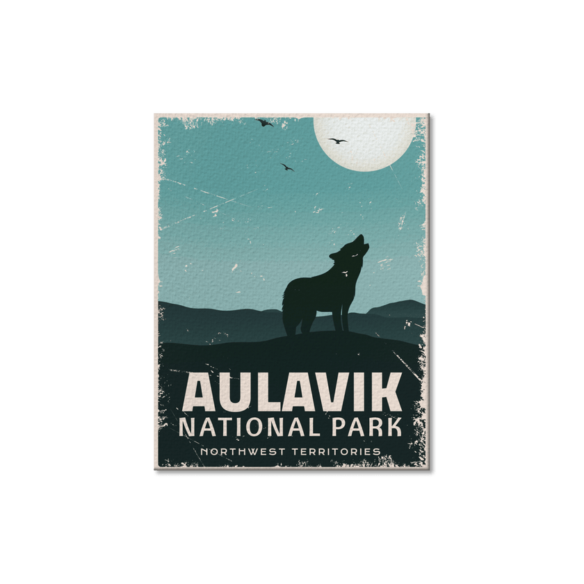 Aulavik National Park of Canada Postcard, Canada Parks