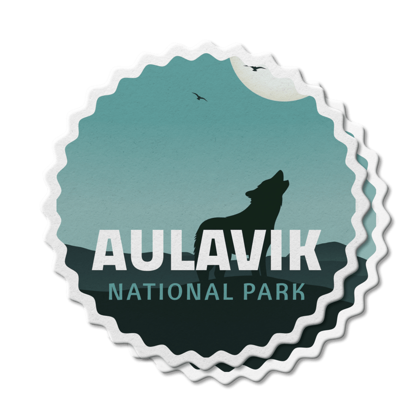 Aulavik National Park of Canada Waterproof Vinyl Sticker, Canada Parks