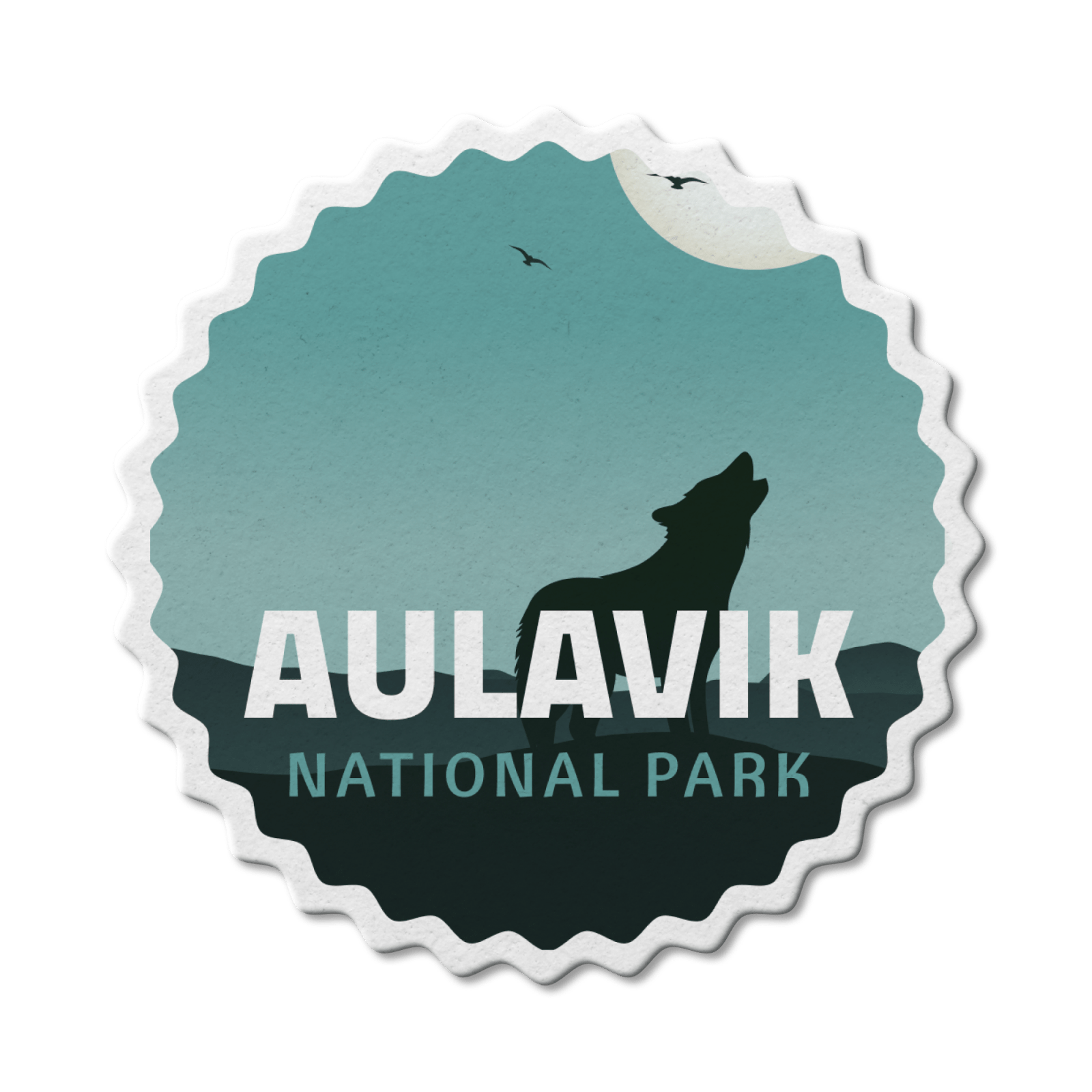 Aulavik National Park of Canada Waterproof Vinyl Sticker, Canada Parks