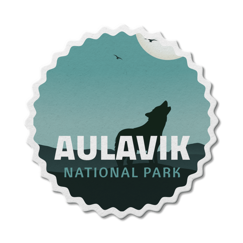 Aulavik National Park of Canada Waterproof Vinyl Sticker, Canada Parks