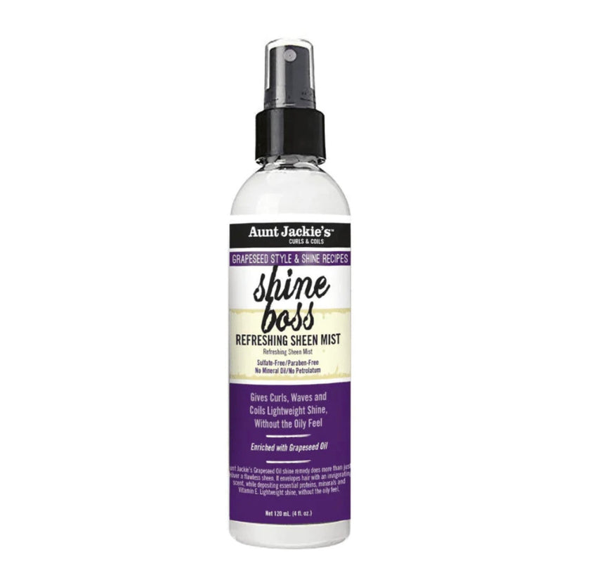 AUNT JACKIE'S Grapeseed Shine Boss Refreshing Sheen Mist (4oz)