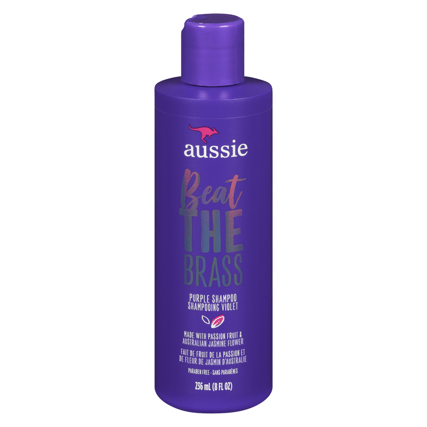 AUSSIE BEAT THE BRASS PURPLE SHAMPOO 8OZ
