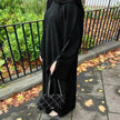 Autumn And Winter Casual Cardigan Abaya Dress for Arab Dubai Turkey Middle East Women