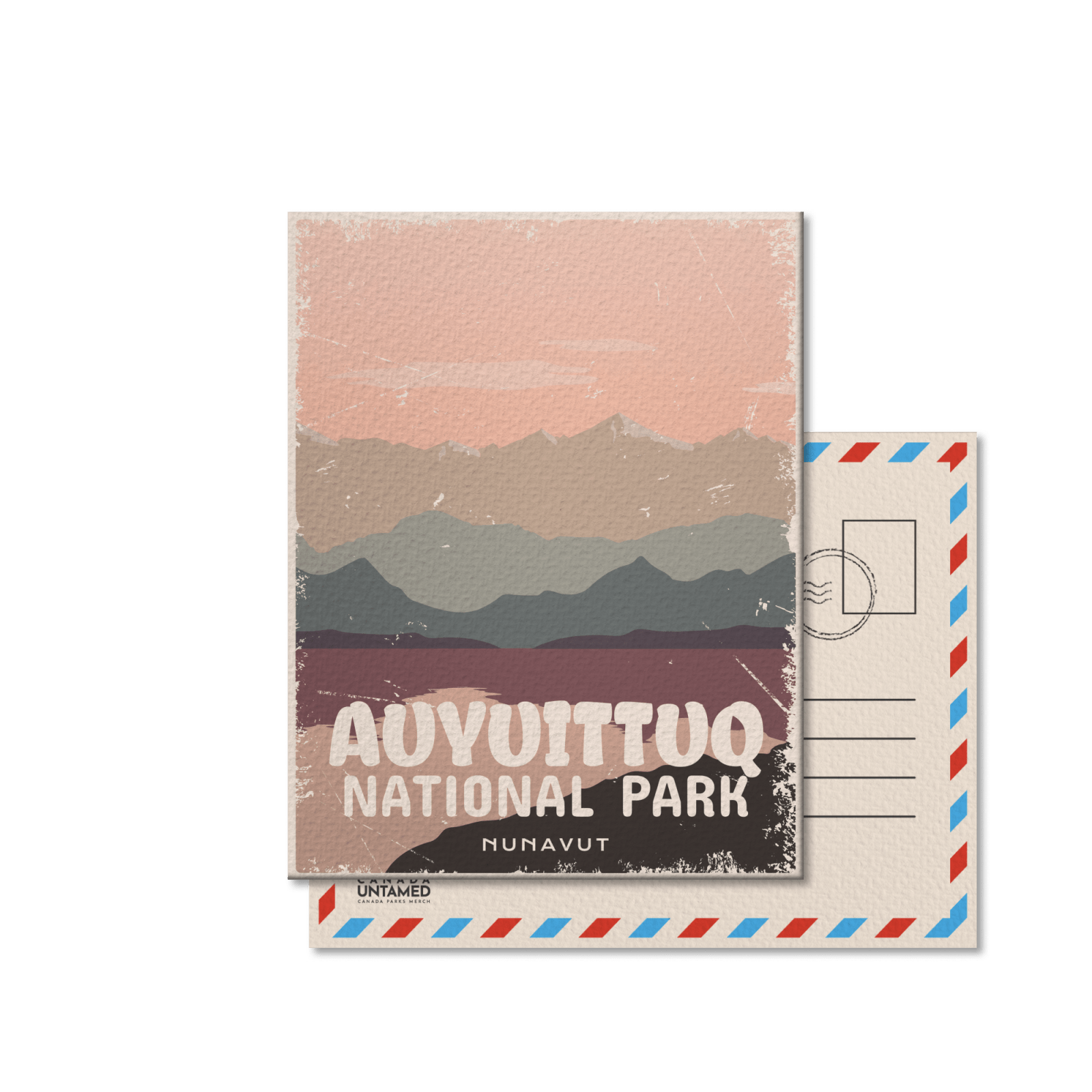 Auyuittuq National Park of Canada Park Postcard, Canada Parks