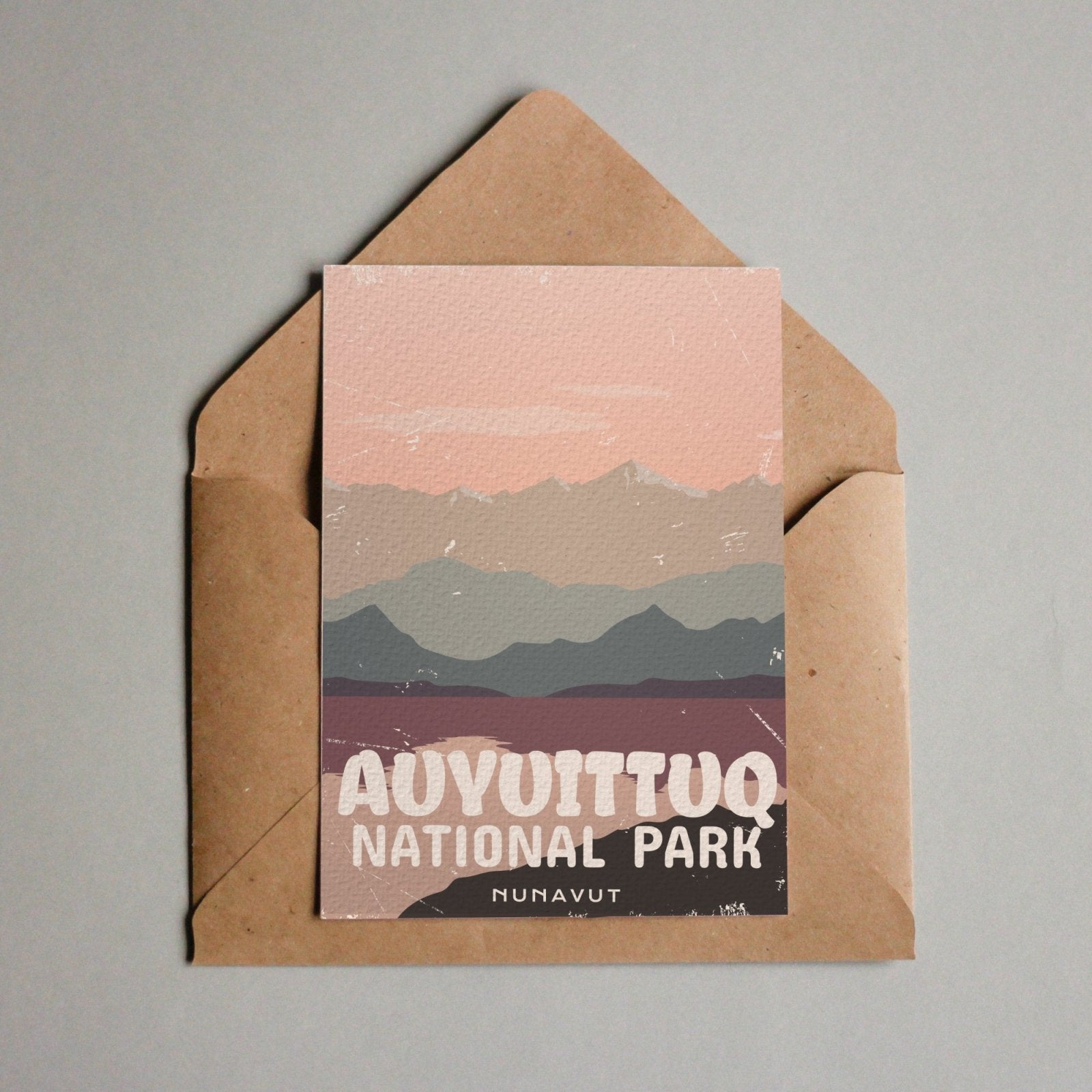 Auyuittuq National Park of Canada Park Postcard, Canada Parks