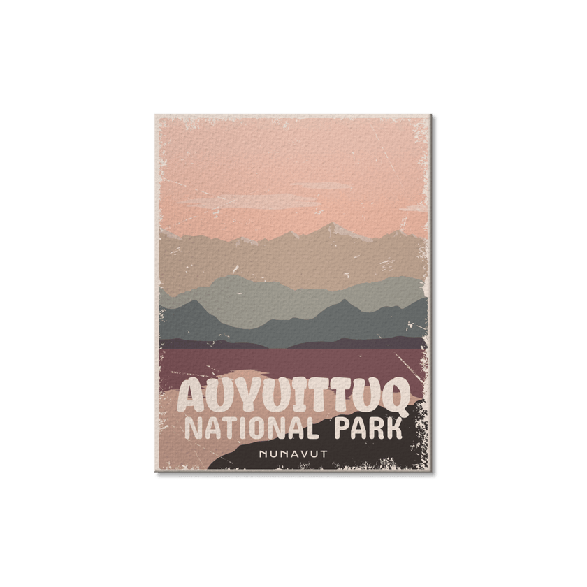 Auyuittuq National Park of Canada Park Postcard, Canada Parks