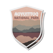 Auyuittuq National Park of Canada Waterproof Vinyl Sticker, Canada Parks