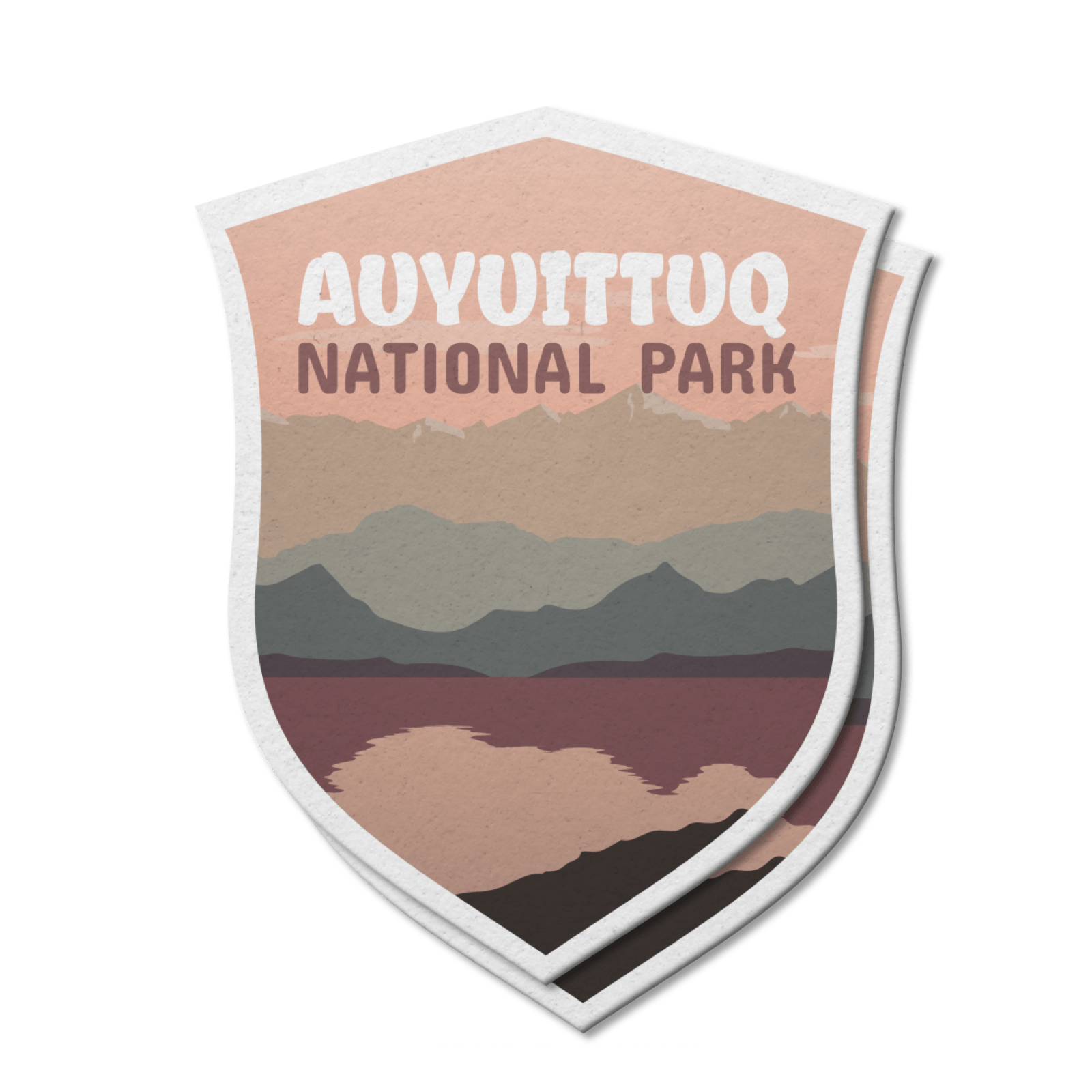 Auyuittuq National Park of Canada Waterproof Vinyl Sticker, Canada Parks