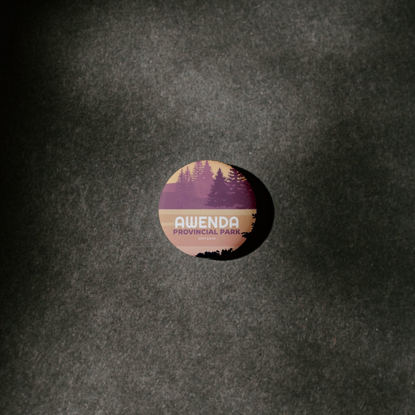 Awenda Provincial Park of Ontario Pinback Button, Canada Parks