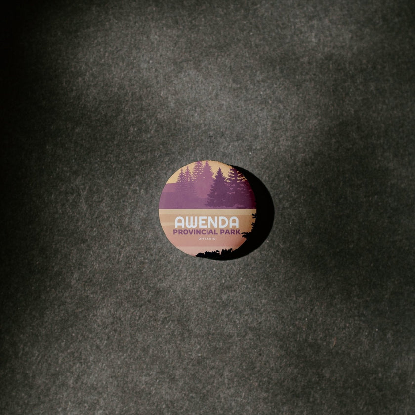 Awenda Provincial Park of Ontario Pinback Button, Canada Parks