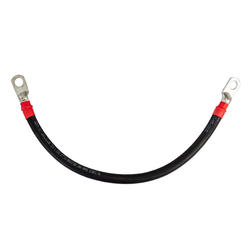 Jumper battery interconnection cable with lugs