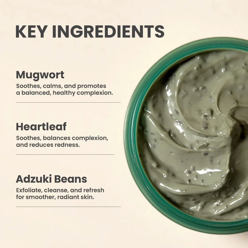 Axis-y Mugwort Pore Clarifying Wash Off Pack 100ml