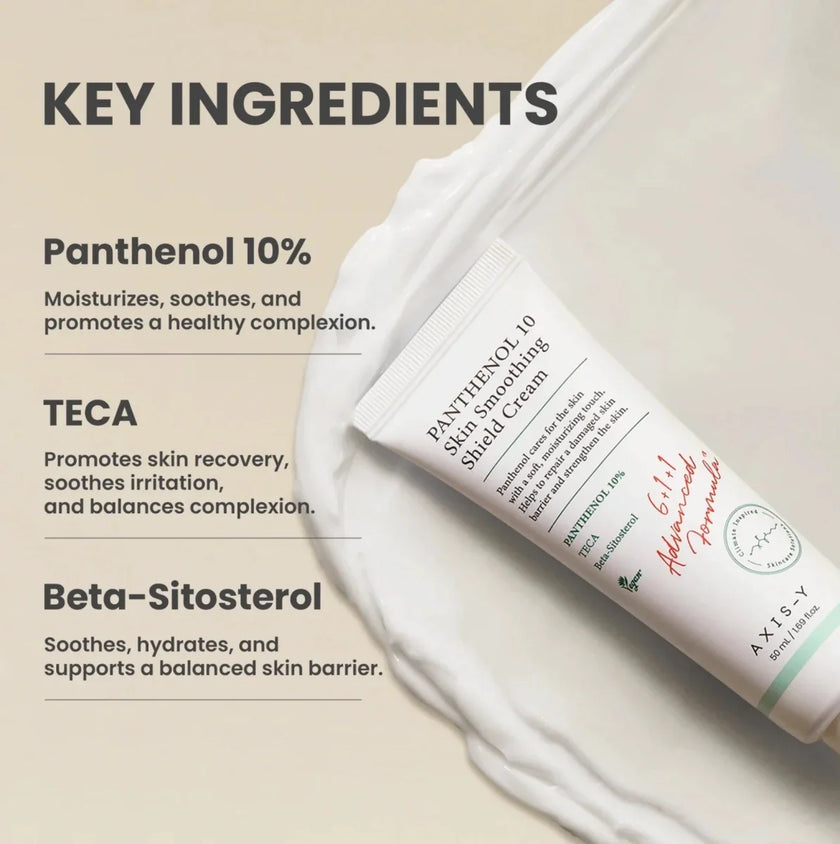 Axis-y Panthenol 10 Skin Smoothing Shield Cream 50ml