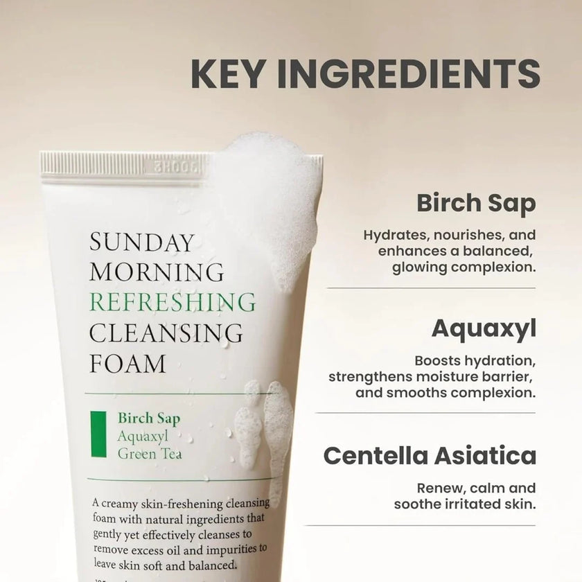 Axis-y Sunday Morning Refreshing Cleansing Foam 120ml