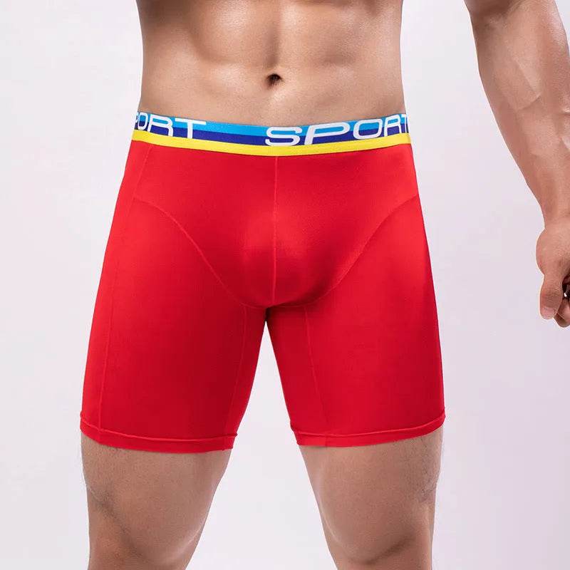Men’s Compression Boxer Briefs – Breathable Athletic Performance Underwear with Support Pouch