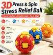 HelixCore 3D Printed Spiral Fidget Ball – Stress Relief Finger Spinner Toy | Canada & USA