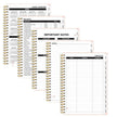 A5 Coil Planner Notebook 2026 – Spiral Bound Daily Planner in 6 Colours