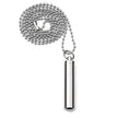 Silver Ball Chain Pendant Necklace for men