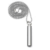 Silver Ball Chain Pendant Necklace for men